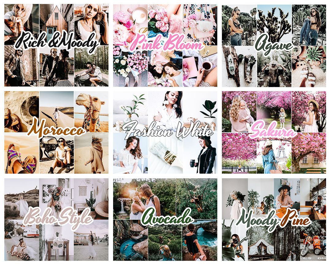 Bestseller Lightroom preset packs, part 1
