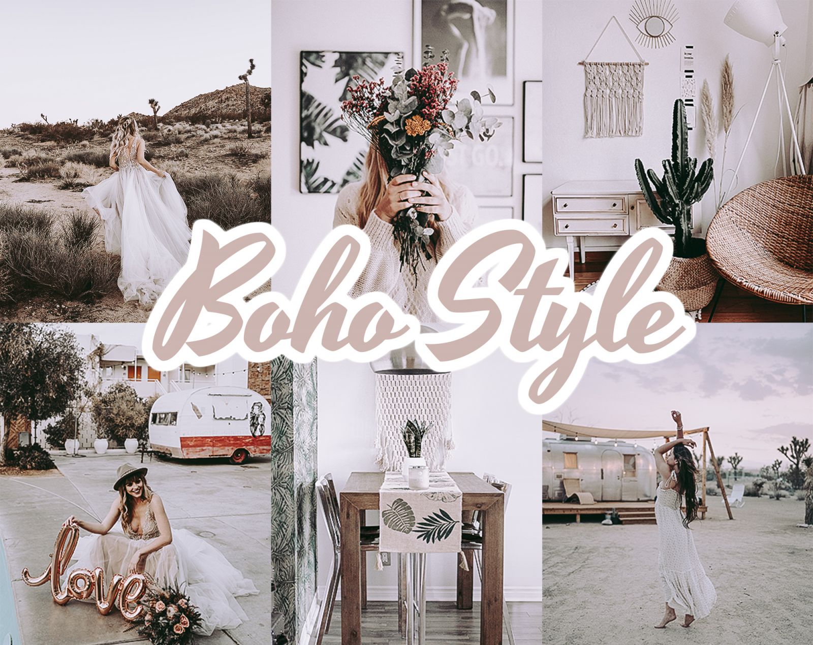 Boho Style Lightroom presets