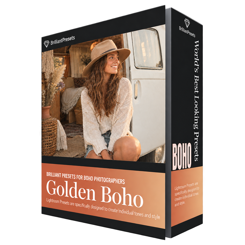 Golden Boho Lightroom presets