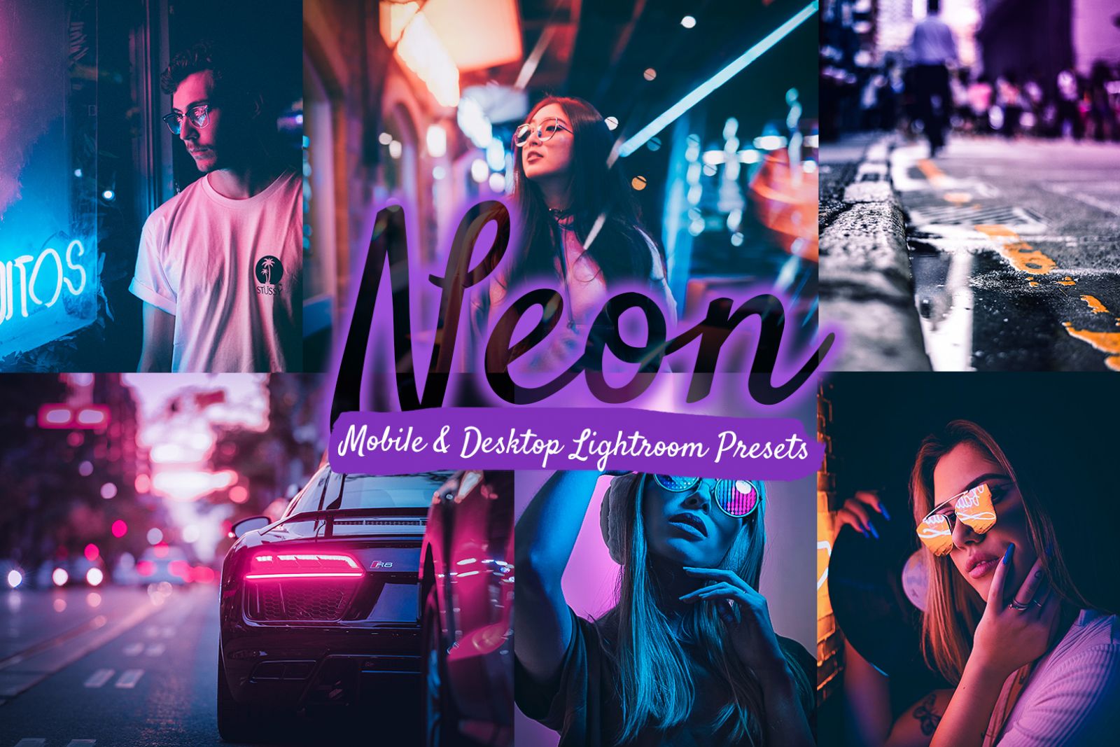 Brilliant Neon Lights Lightroom presets